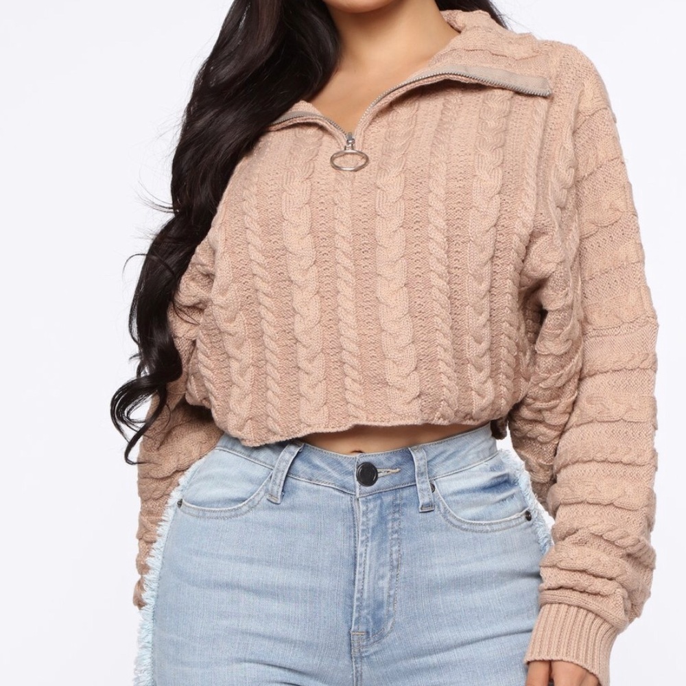 Chunky Cable Knit Sweater